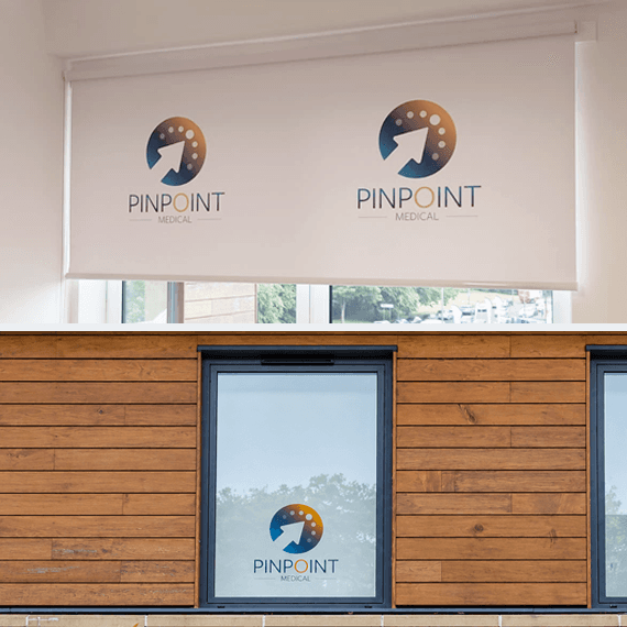 PINPOINT MEDICAL commercial printed blind project