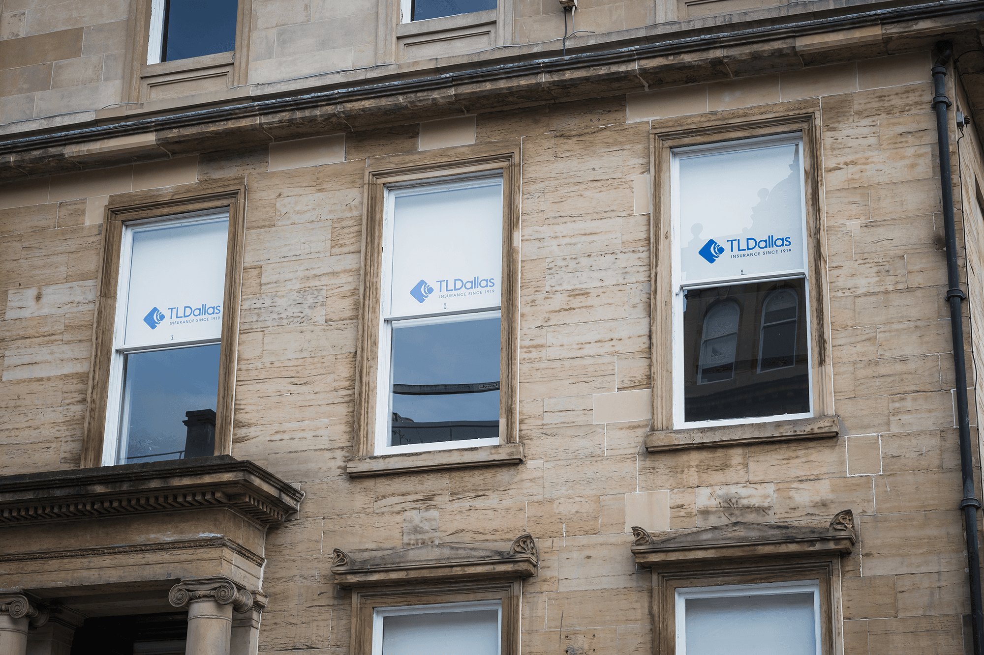 OFFICES printed blind application